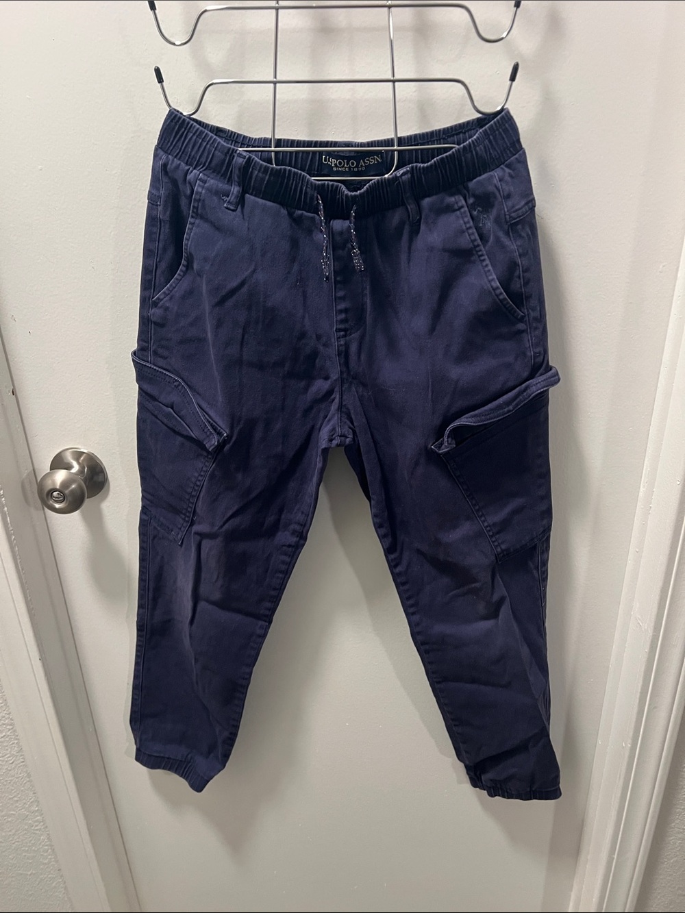U.S. Polo Assn. Men's Dark Blue Cargo Jogger Pants